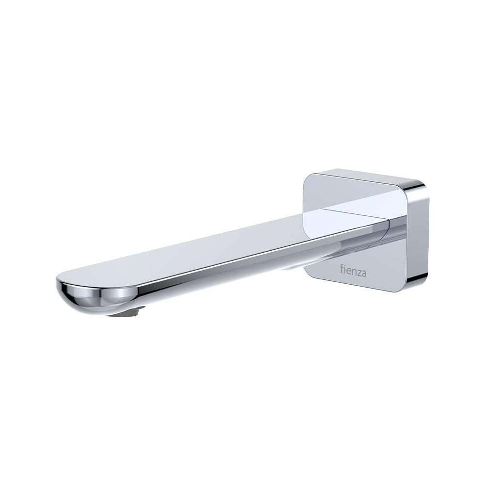 Empire Slim Basin/Bath Outlet, Square Plate, 180mm, Chrome