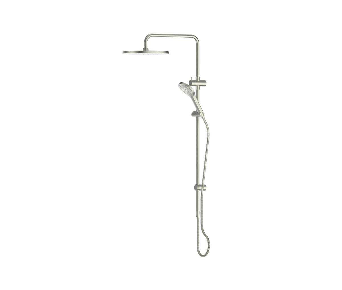 Ashmore Bubblejet Twin Rail Shower