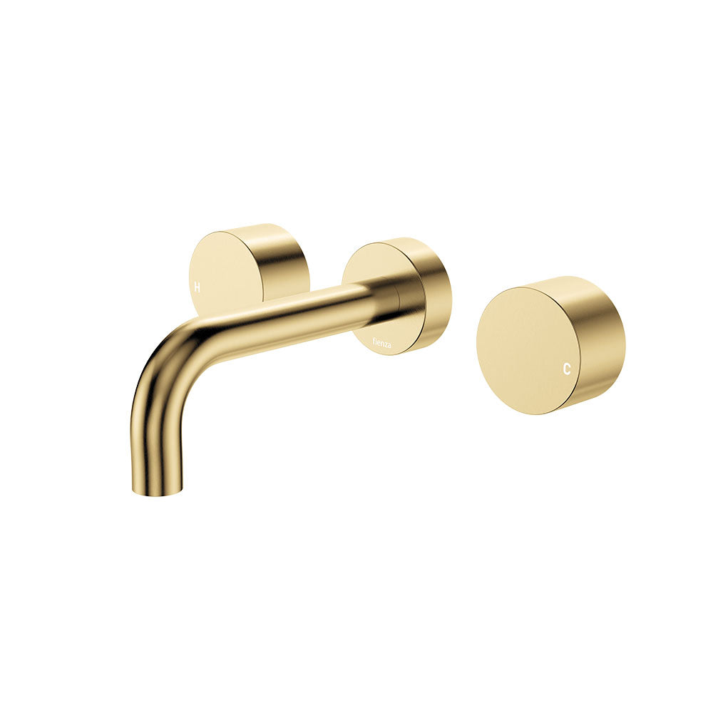 Kaya Wall Set, Round Taps, 130mm Outlet