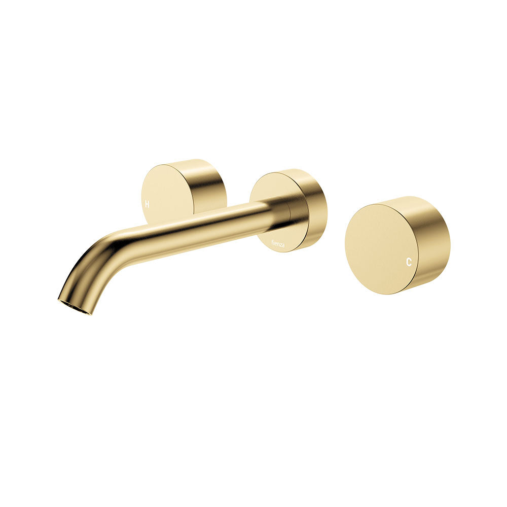 Kaya Wall Set, Round Taps, 180mm Outlet
