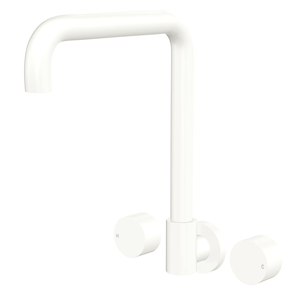 Kaya Squareline Wall Set, Round Taps