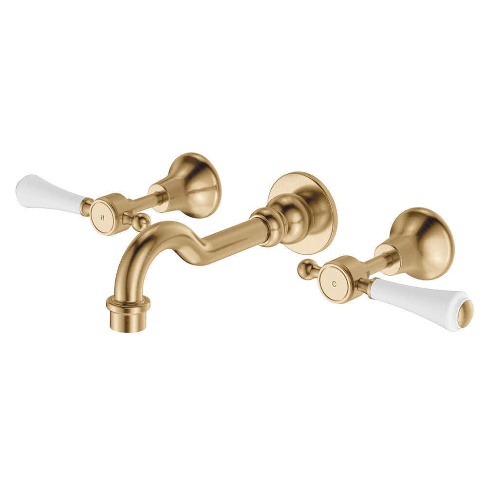 Lillian Lever Basin/Bath Wall Set - Neche Interiors