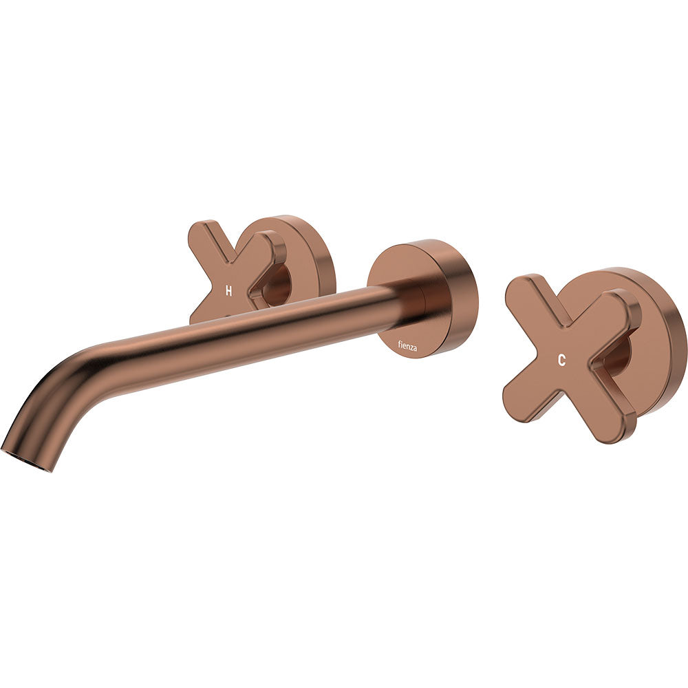 Kaya Wall Set, Cross Taps, 220mm