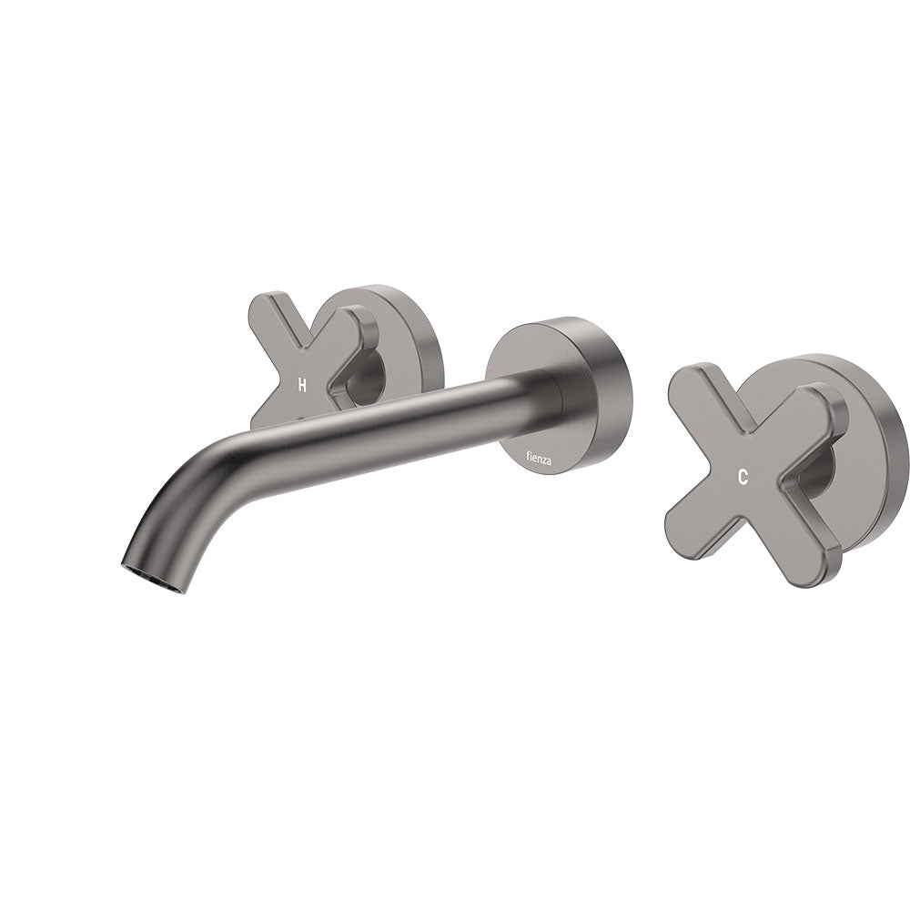 Kaya Wall Set, Cross Taps, 180mm