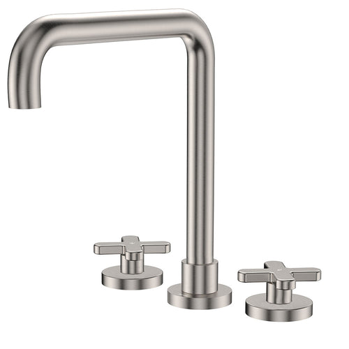 Kaya Squareline Hob Set, Cross Taps