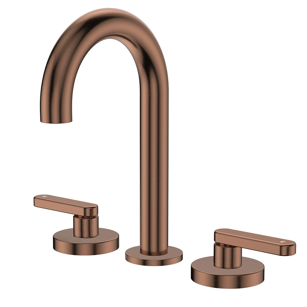Kaya Round Hob Set, Lever Taps