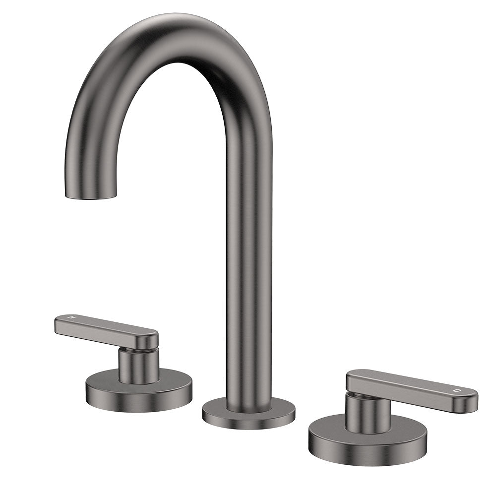 Kaya Round Hob Set, Lever Taps