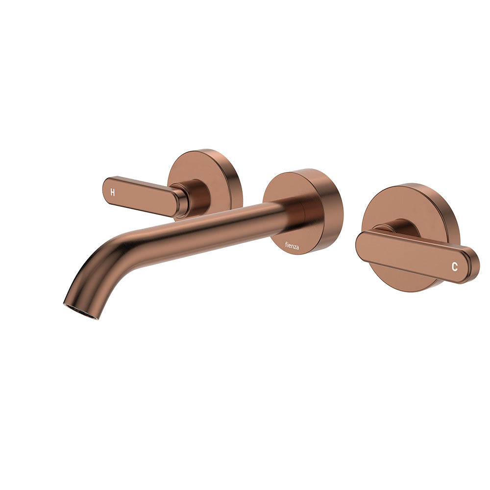 Kaya Wall Set, Lever Taps, 180mm