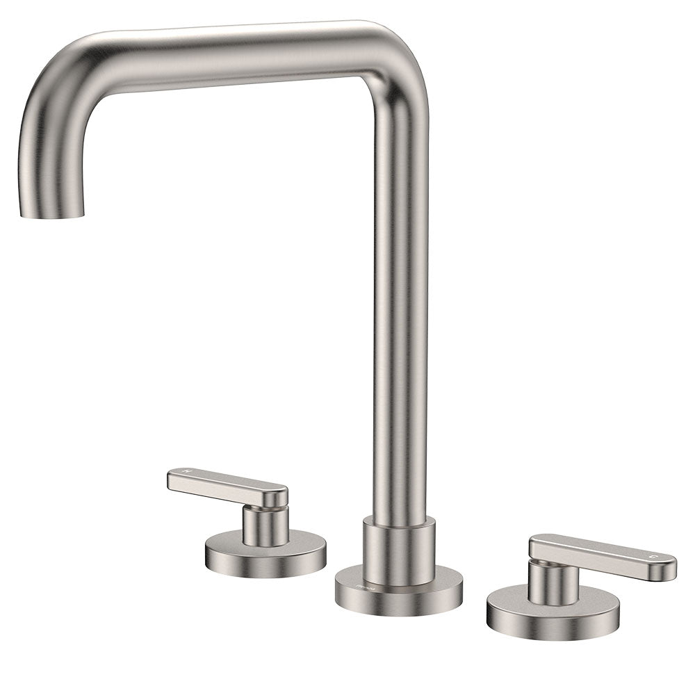 Kaya Squareline Hob Set, Lever Taps