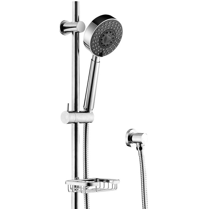 Michelle Multifunction Rail Shower With Soap Basket