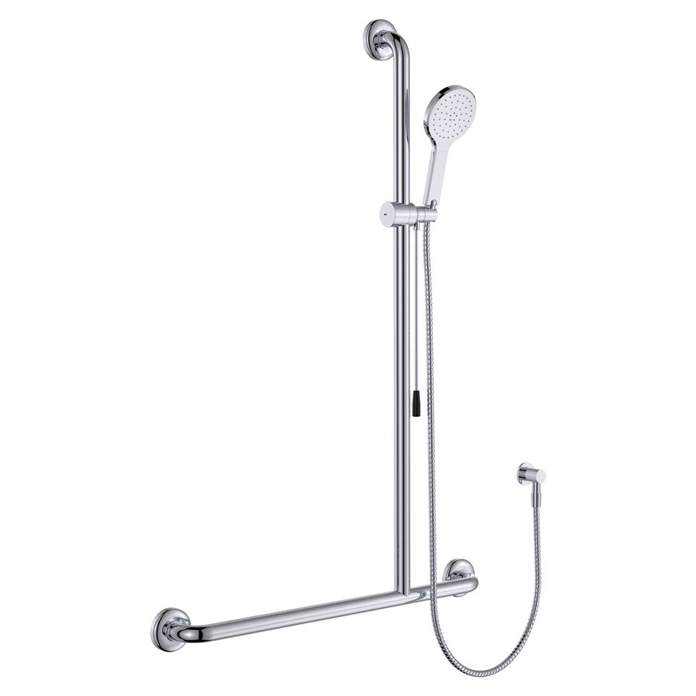 Luciana Care Inverted T Rail Showerwith Push/Pull Slider