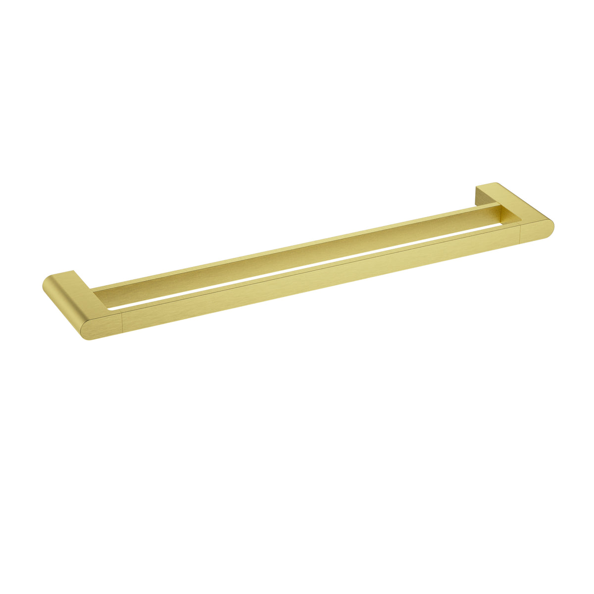 ACL Flores Double Towel Rail 600mm Brushed Gold