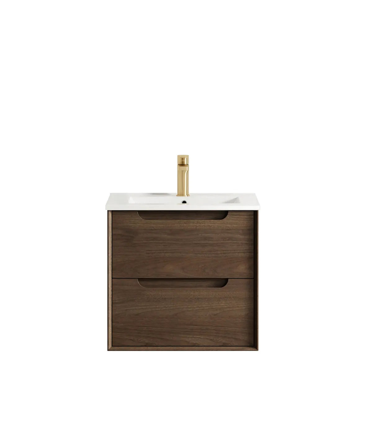 Byron Sable Walnut Wall Hung Vanity - Neche Interiors