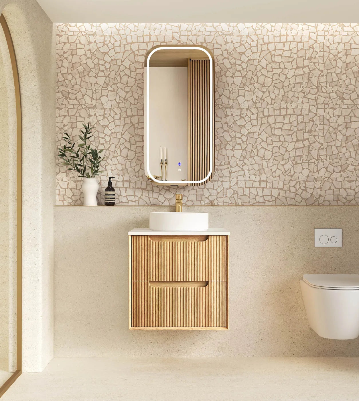 The Byron Collection - Fluted Woodland Oak - Neche Interiors