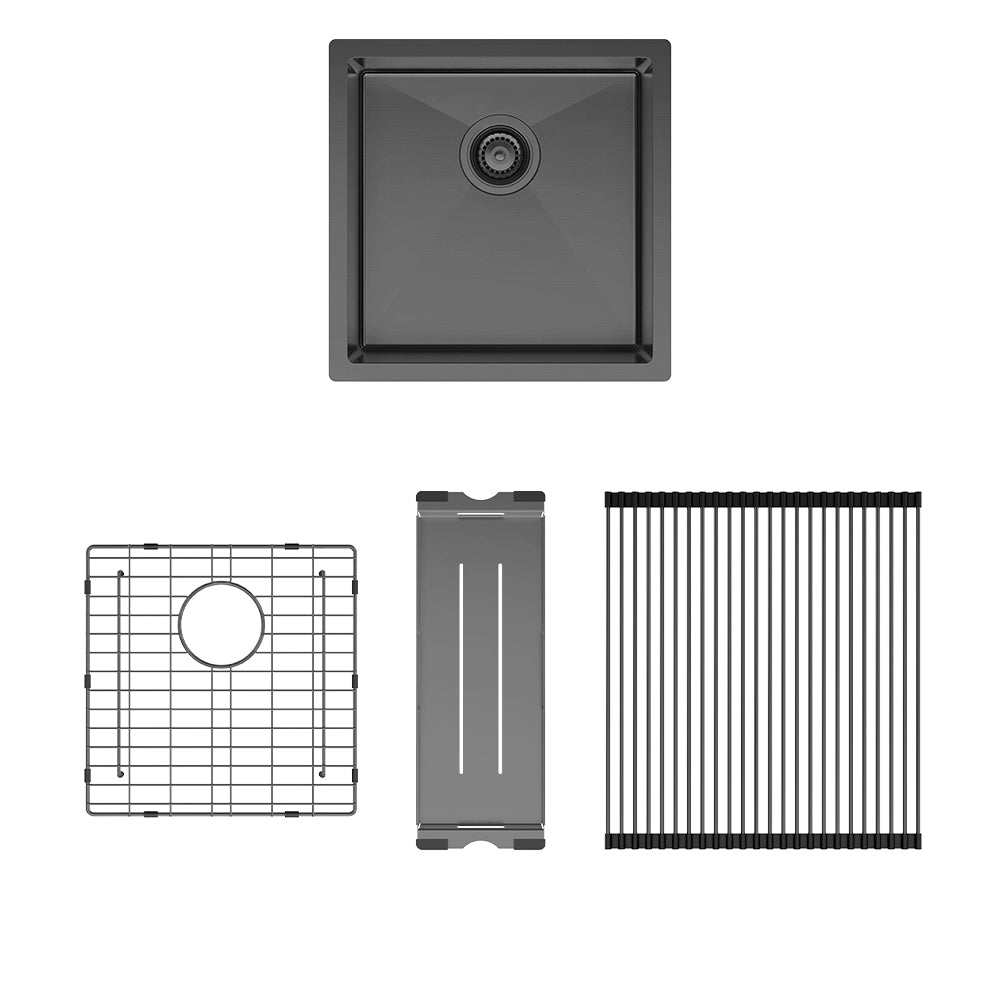 Hana 32L Single Kitchen Sink Kit