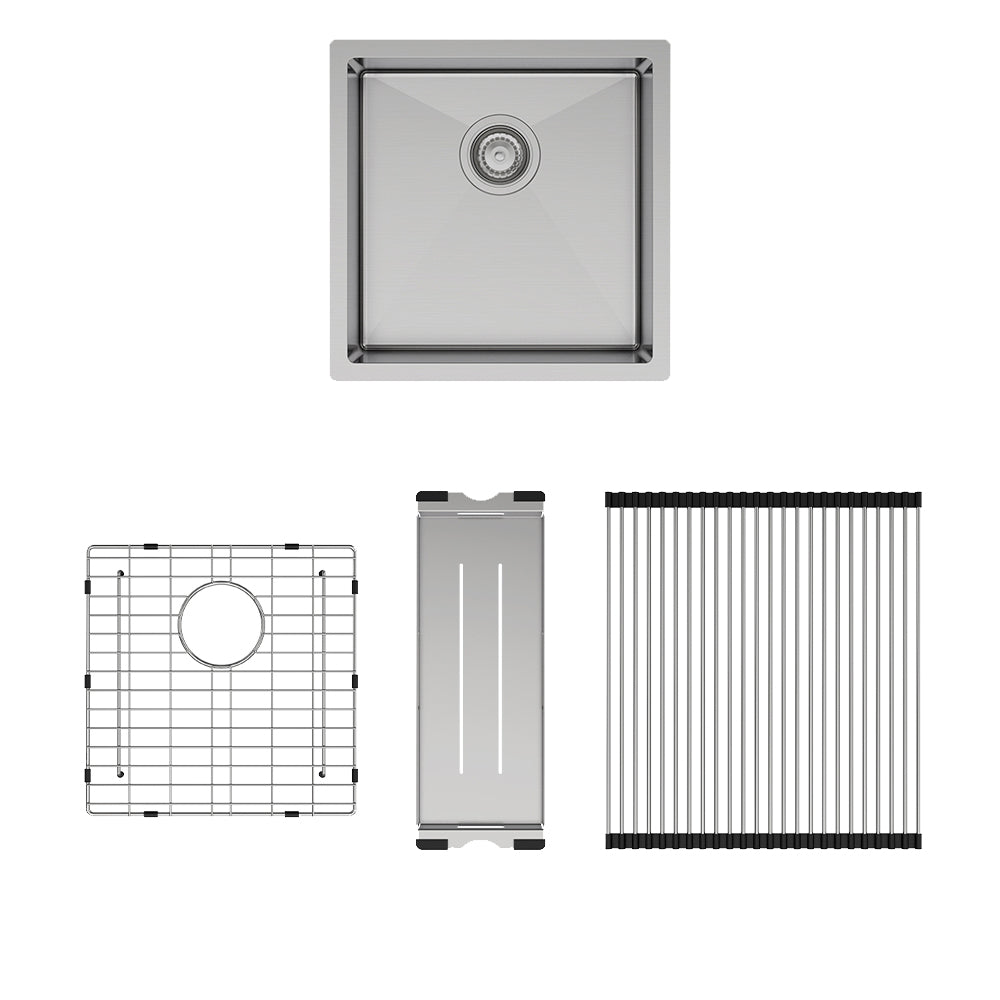Hana 32L Single Kitchen Sink Kit