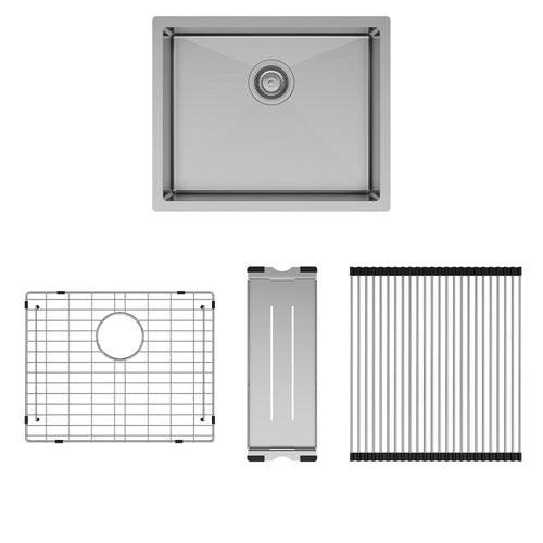 Hana 40L Single Kitchen Sink Kit