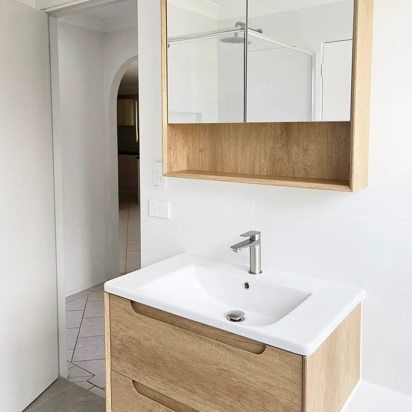 Byron Shaving Cabinet With Shelf - Neche Interiors
