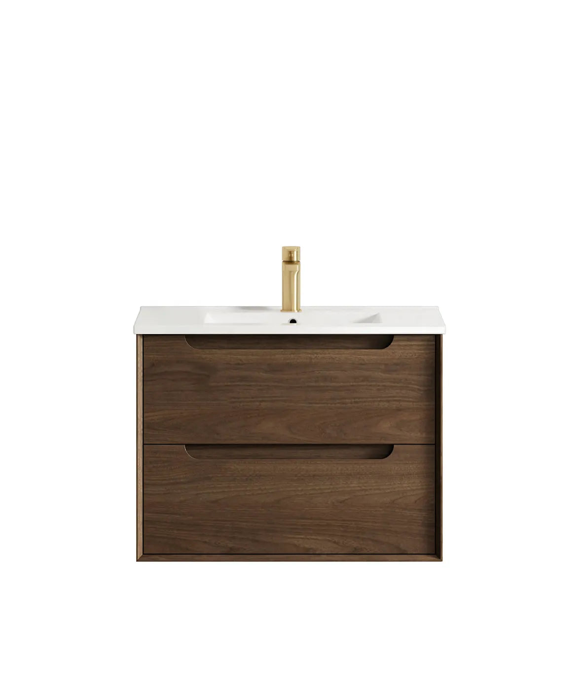 Byron Sable Walnut Wall Hung Vanity - Neche Interiors