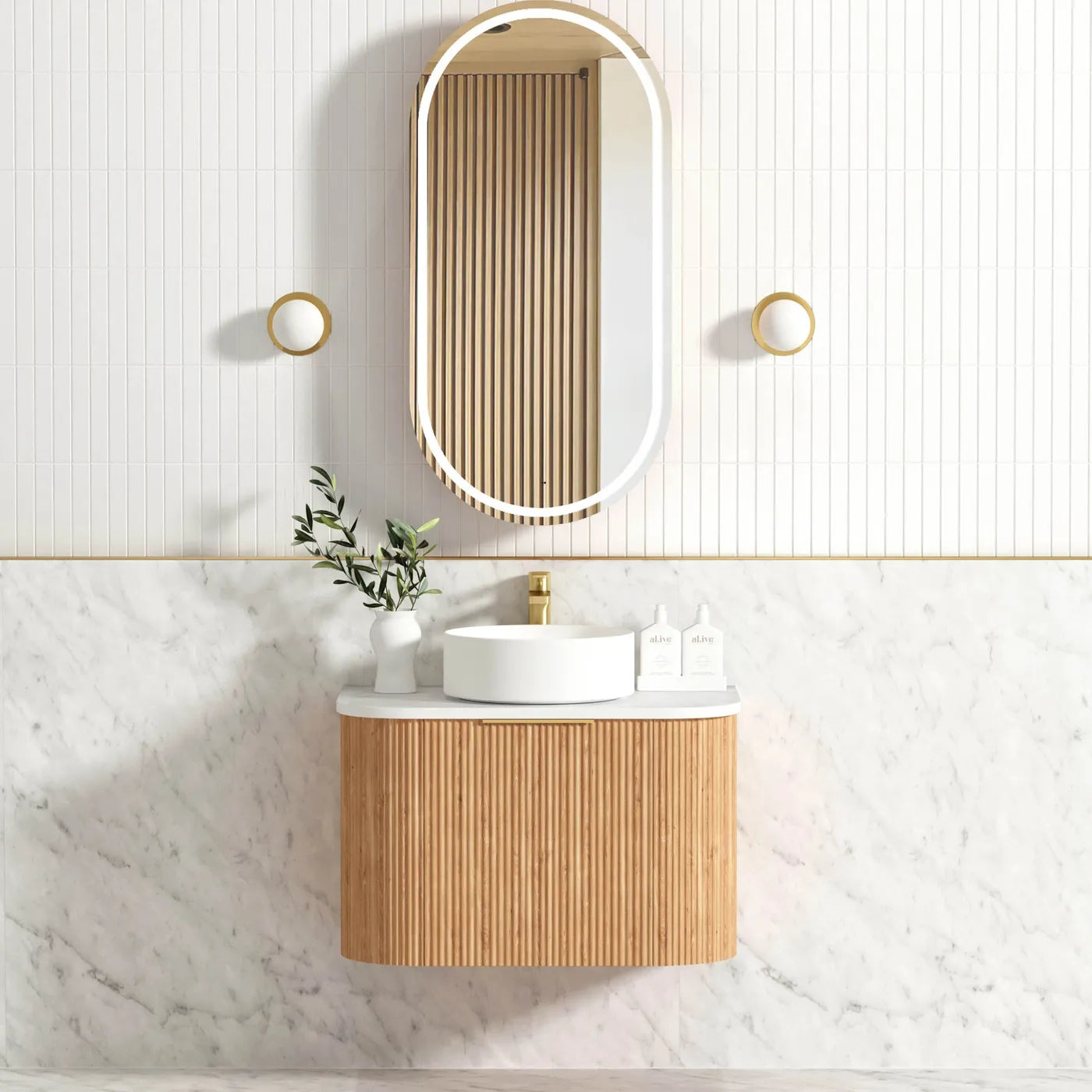 The Bondi Collection - Fluted Woodland Oak - Neche Interiors