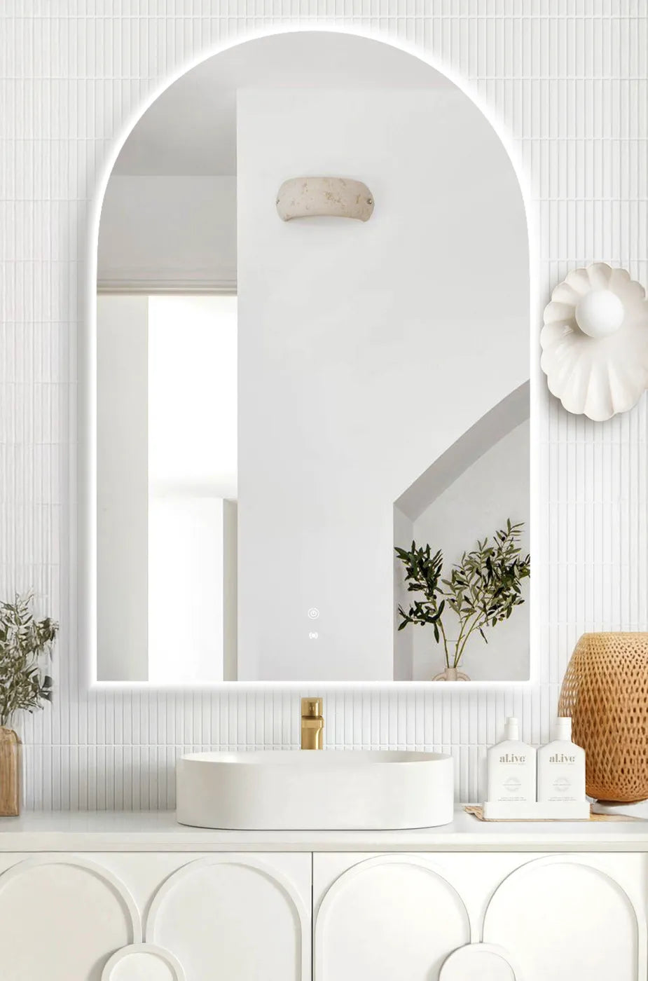Archie LED Frameless Mirror - Neche Interiors