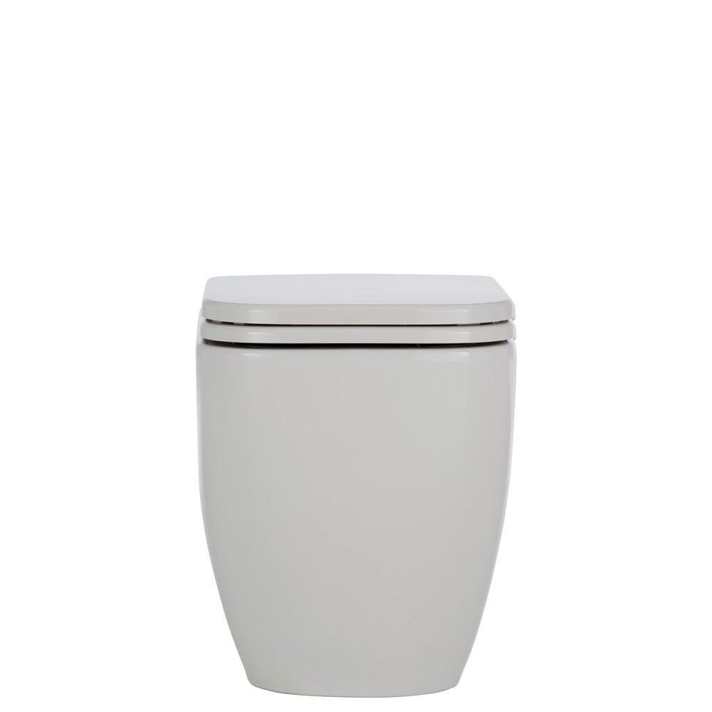 RAK Caroline Wall-Faced Toilet Suite, Gloss White - Neche Interiors
