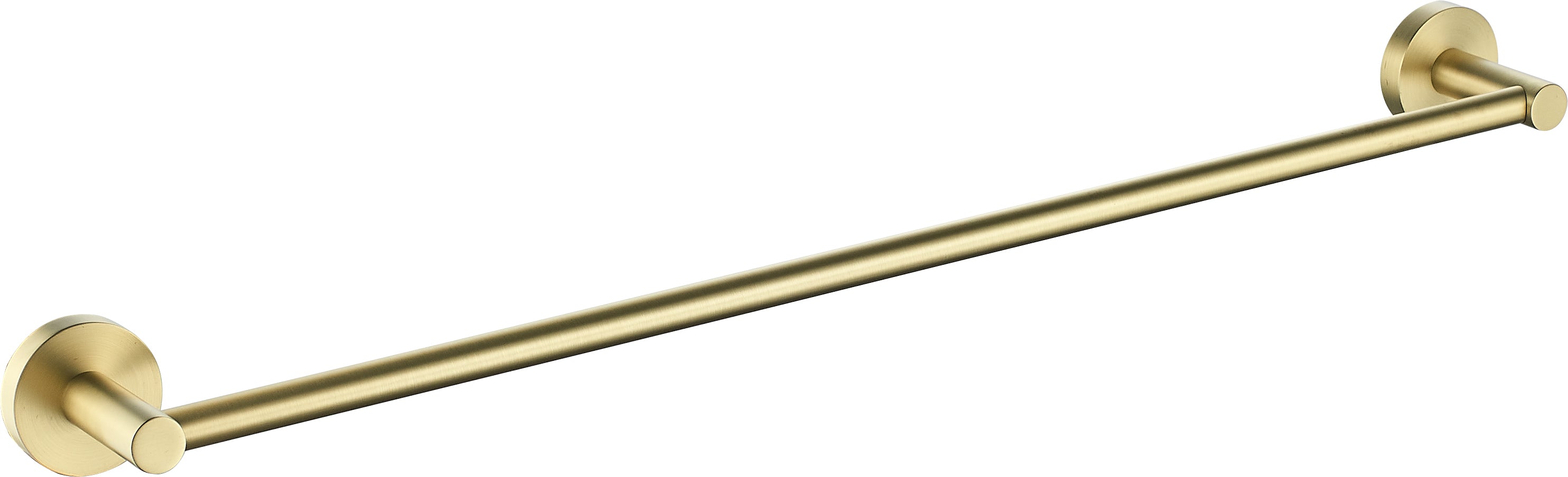 Otus Towel Rail Single Brushed Gold 600mm