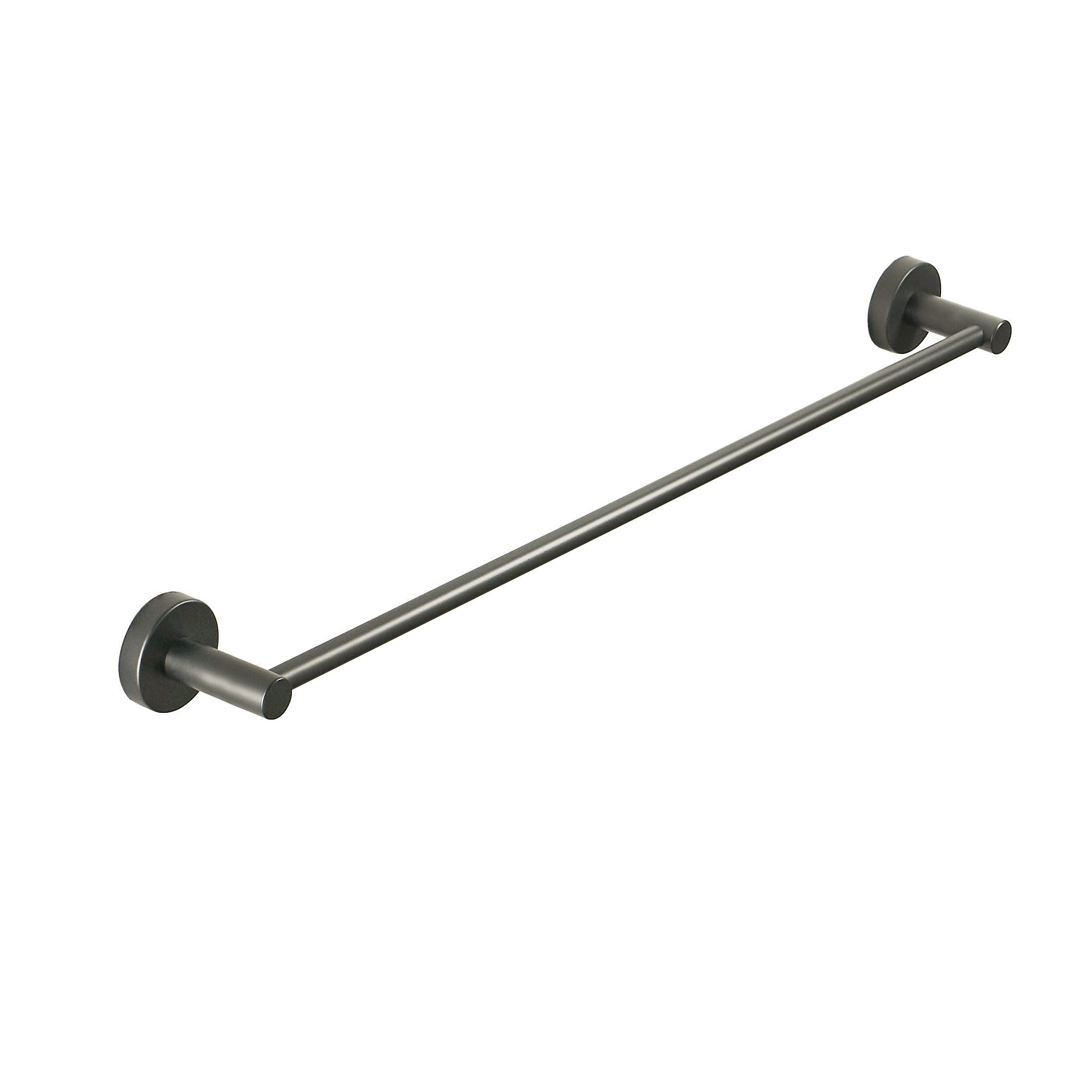 Otus Towel Rail Single Gunmetal 750mm