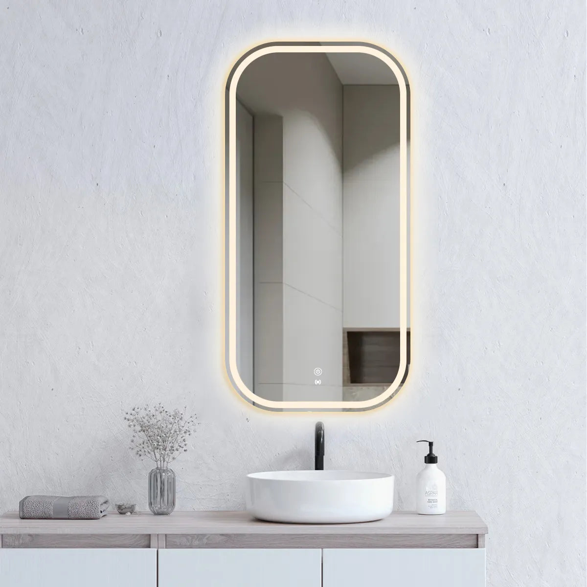 Newport LED Frameless Mirror - Neche Interiors