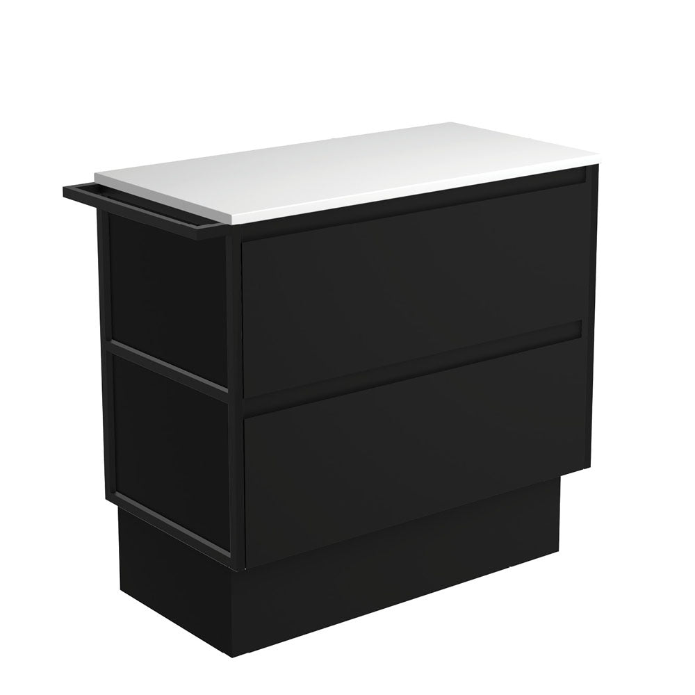 Amato Satin Black Cabinet