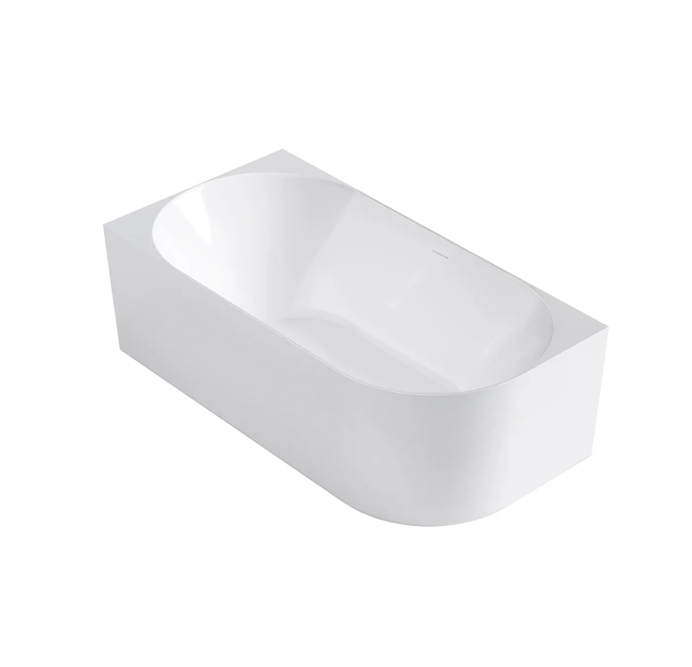 Celine Corner Bath with Overflow