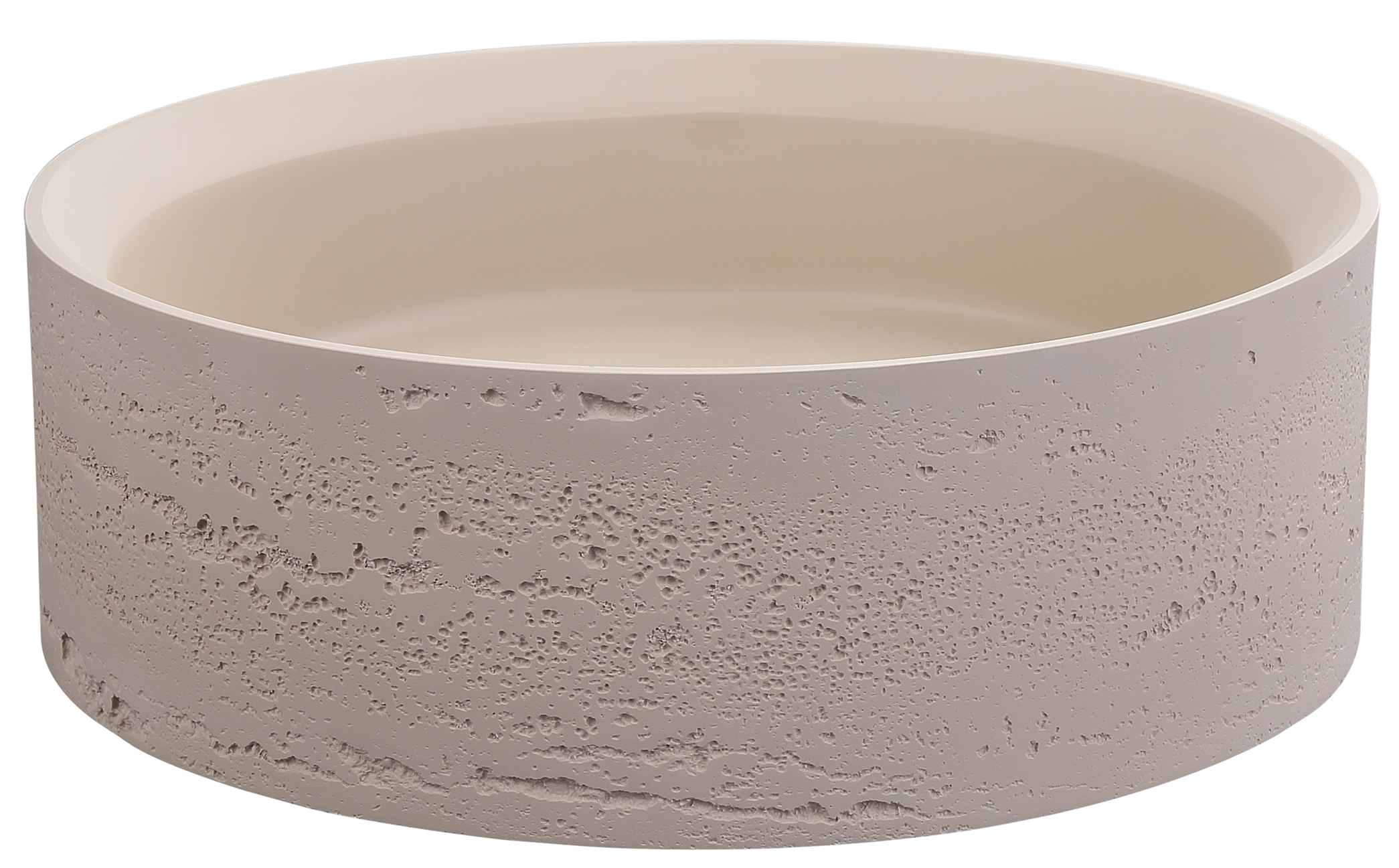 Thyra 380 Round Solid Surface Counter Top Basin - Neche Interiors