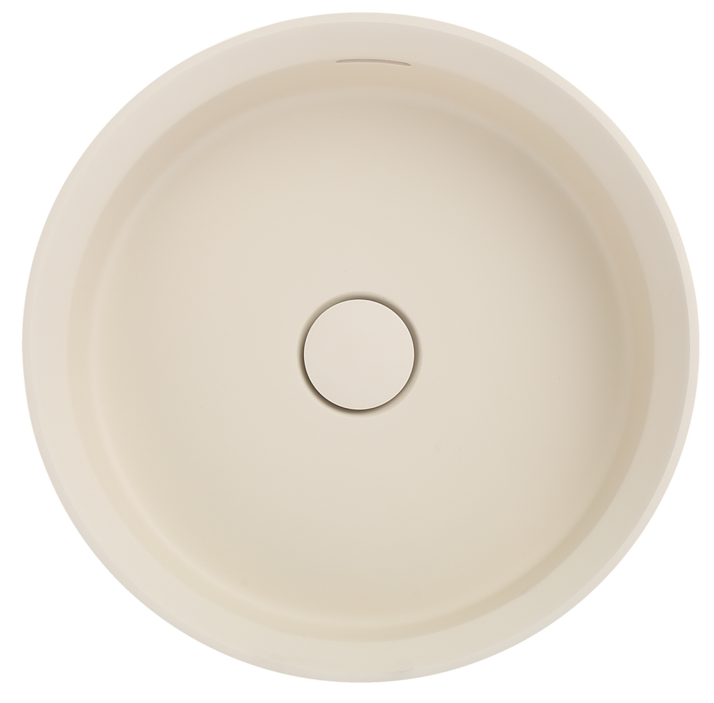 Thyra 380 Round Solid Surface Counter Top Basin - Neche Interiors