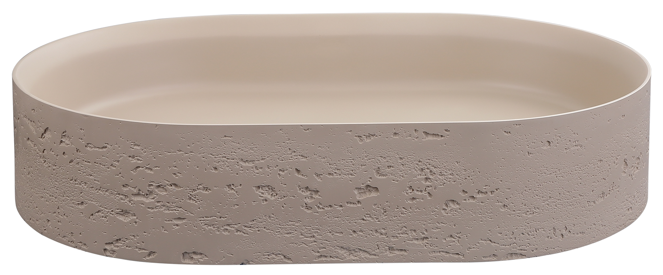 Idra 580 Oval Solid Surface Counter Top Basin - Neche Interiors