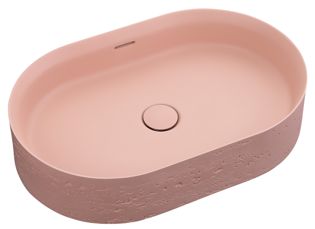 Idra 580 Oval Solid Surface Counter Top Basin - Neche Interiors