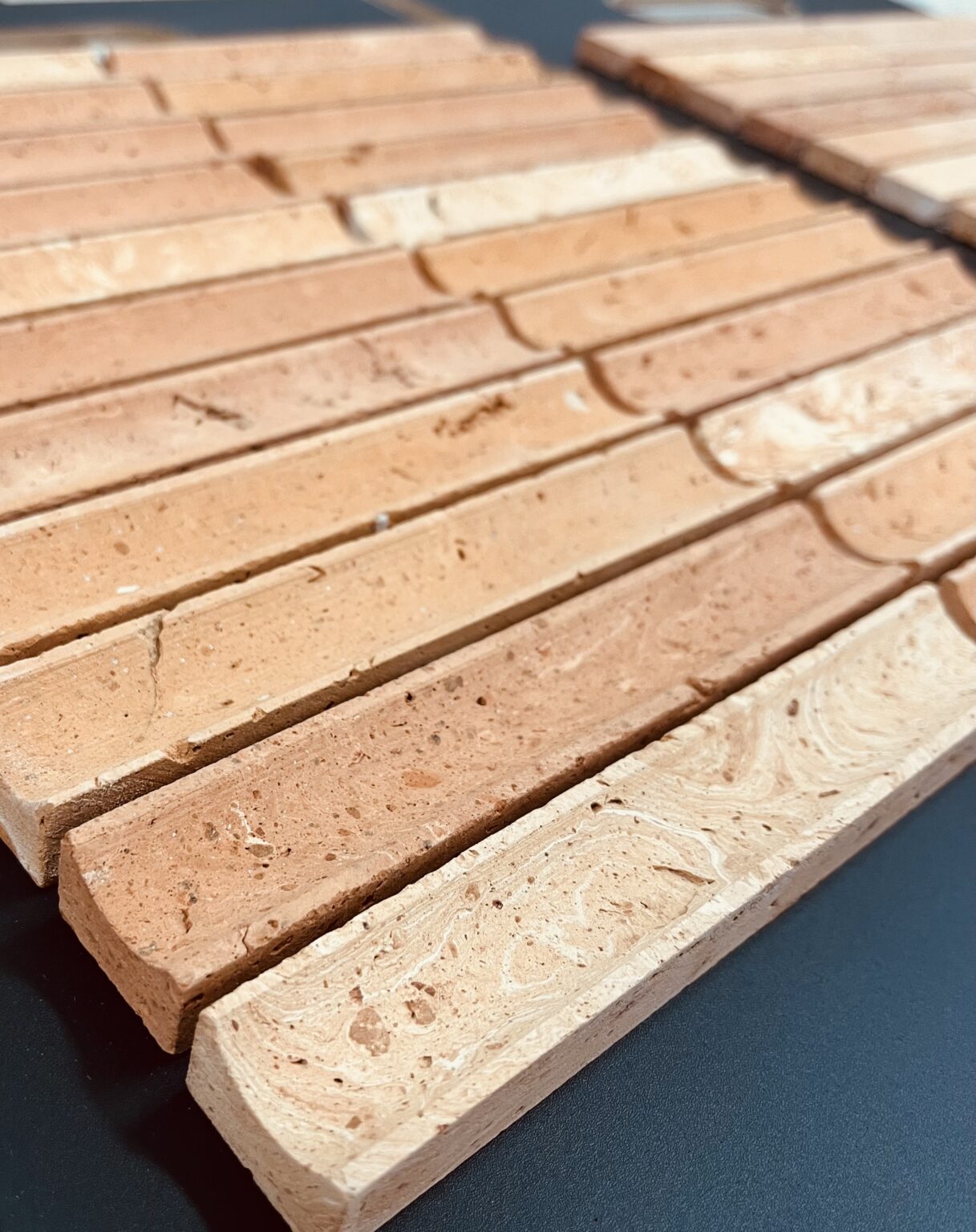 Nutte Red Concave Mosaic