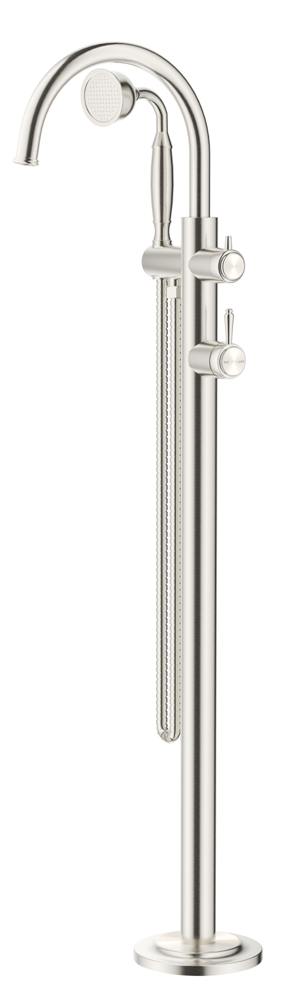 Mica Heritage Freestanding Bath Mixer with Hand Shower - Neche Interiors