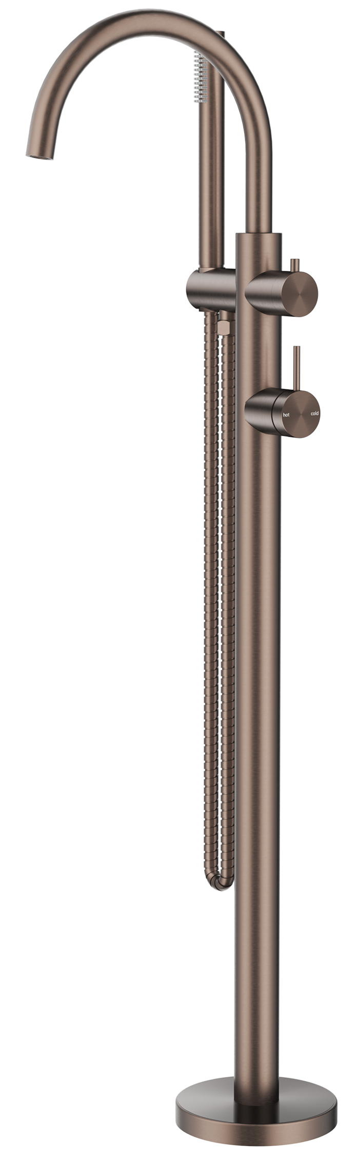 Mica Freestanding Bath Mixer with Hand Shower - Neche Interiors