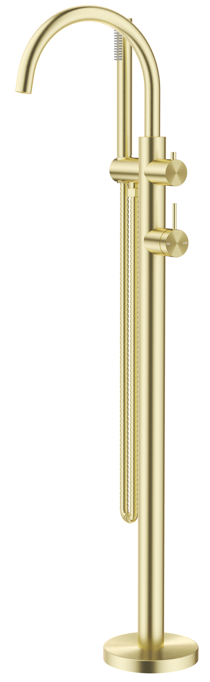 Mica Freestanding Bath Mixer with Hand Shower - Neche Interiors