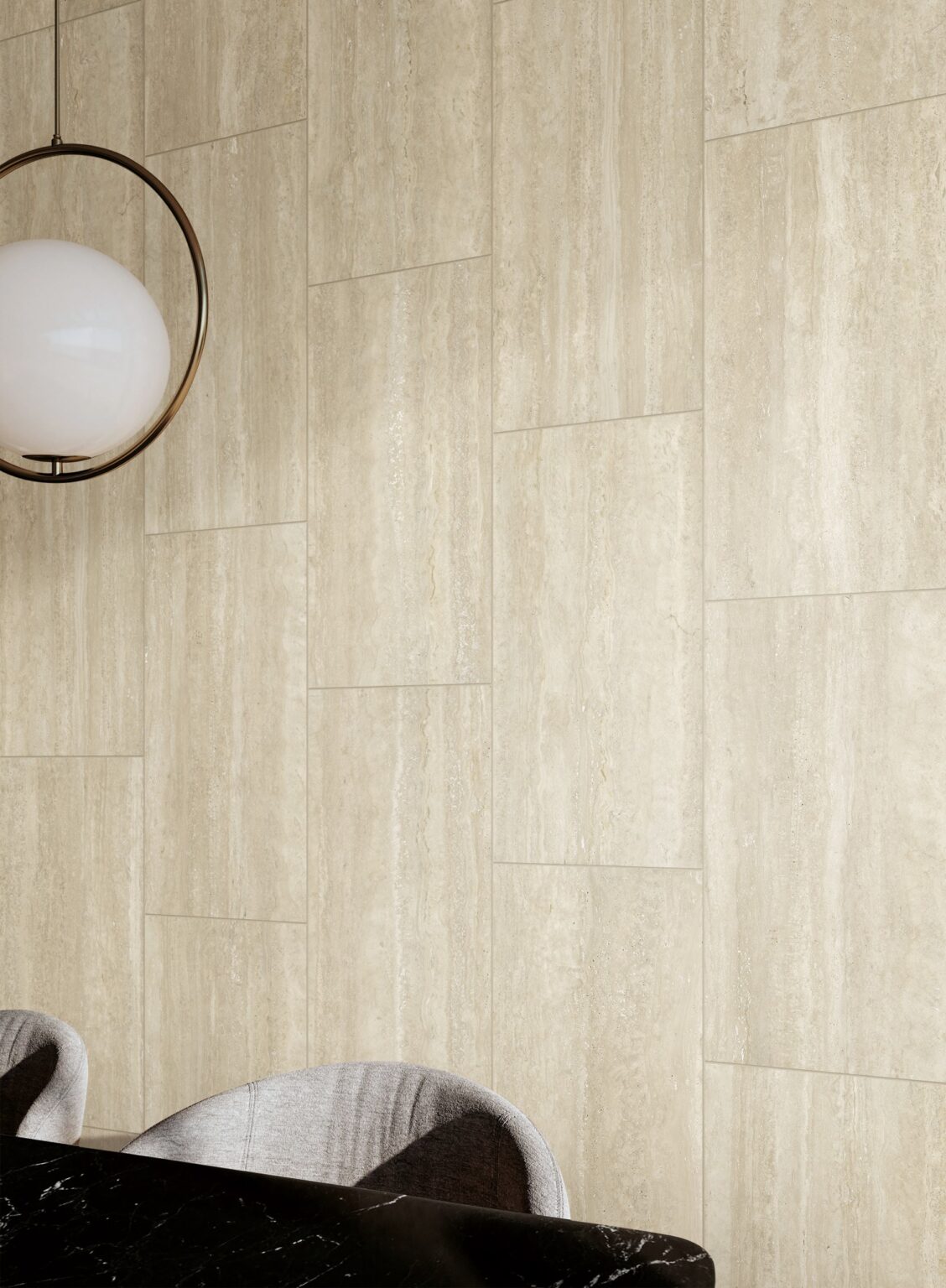 Norcia Vein Cut Travertine Porcelain Tile - Neche Interiors
