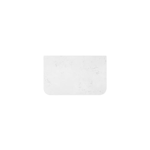 Bianco Marble Silica Free Stone Top Curved Full Depth