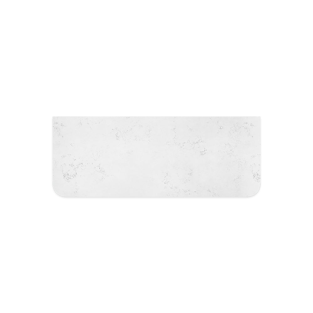 Bianco Marble Silica Free Stone Top Curved Full Depth - Neche Interiors
