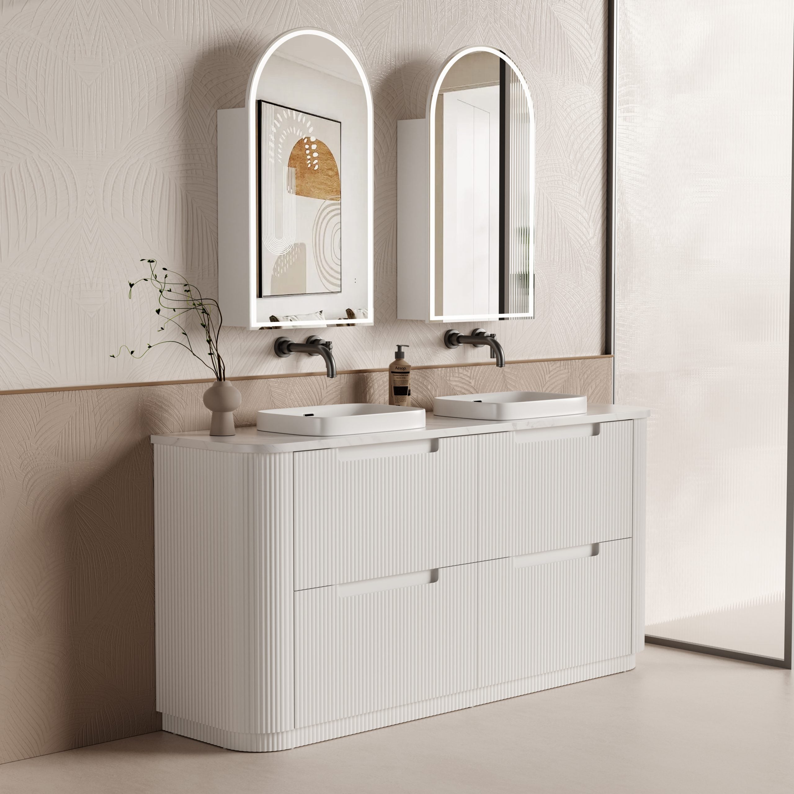 Curva Freestanding Vanity - Neche Interiors