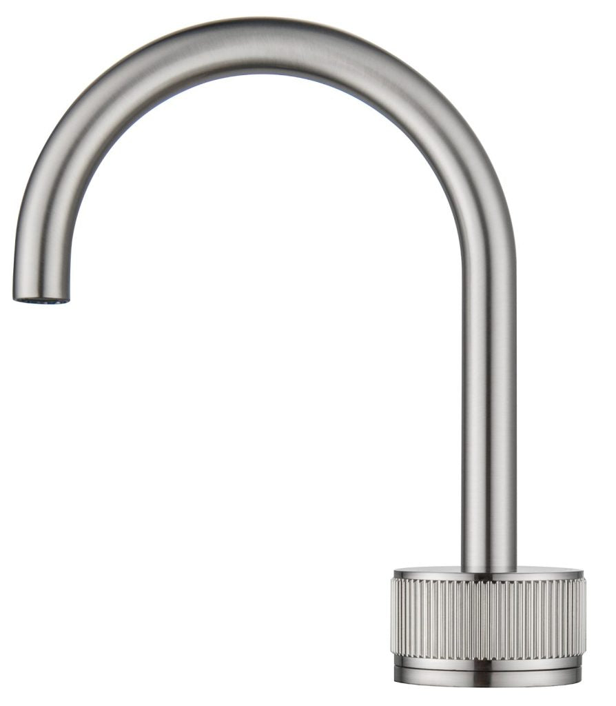 Mica Fluted Soft-Square Hob Basin Mixer Set - Neche Interiors