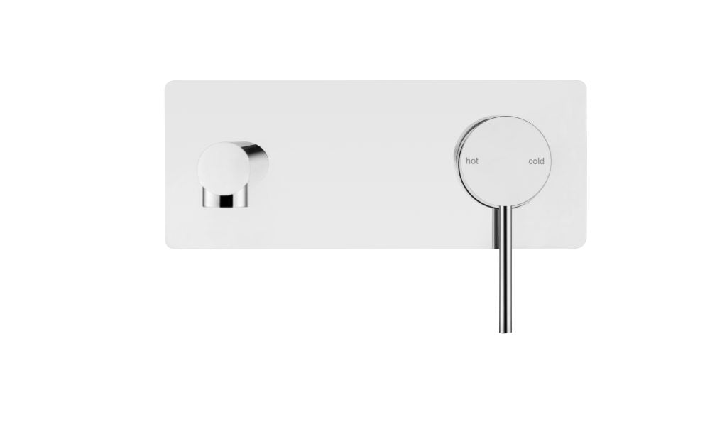 Mica Wall-Spout Combo - Straight Spout - 1P - TRIM KIT ONLY - Neche Interiors