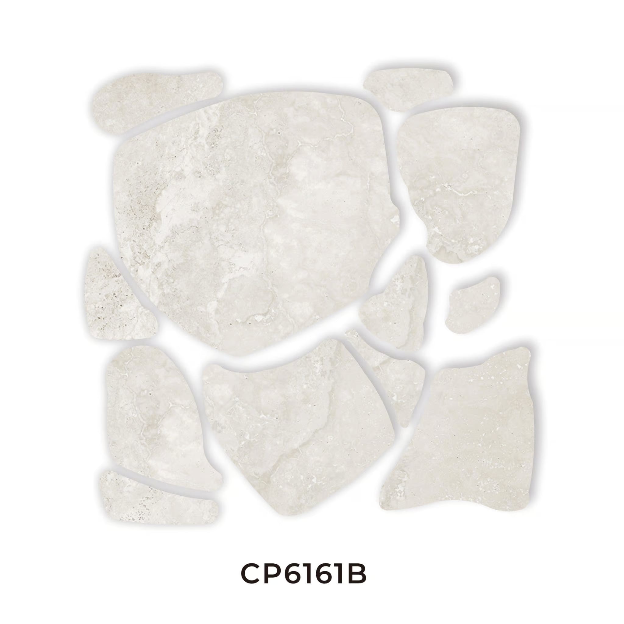 Norcia Travertine Porcelain Crazy Pave Tile - Neche Interiors
