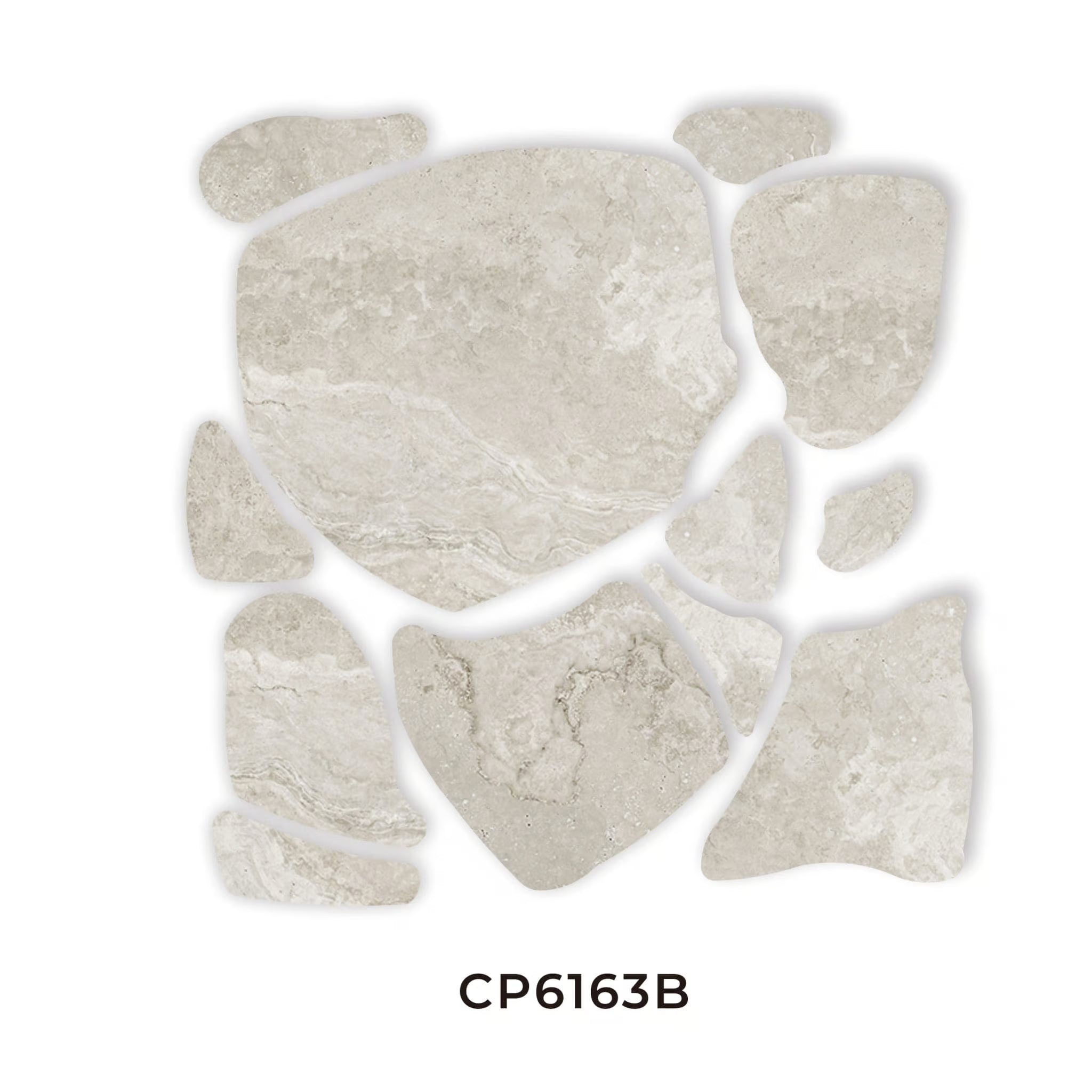 Norcia Travertine Porcelain Crazy Pave Tile - Neche Interiors