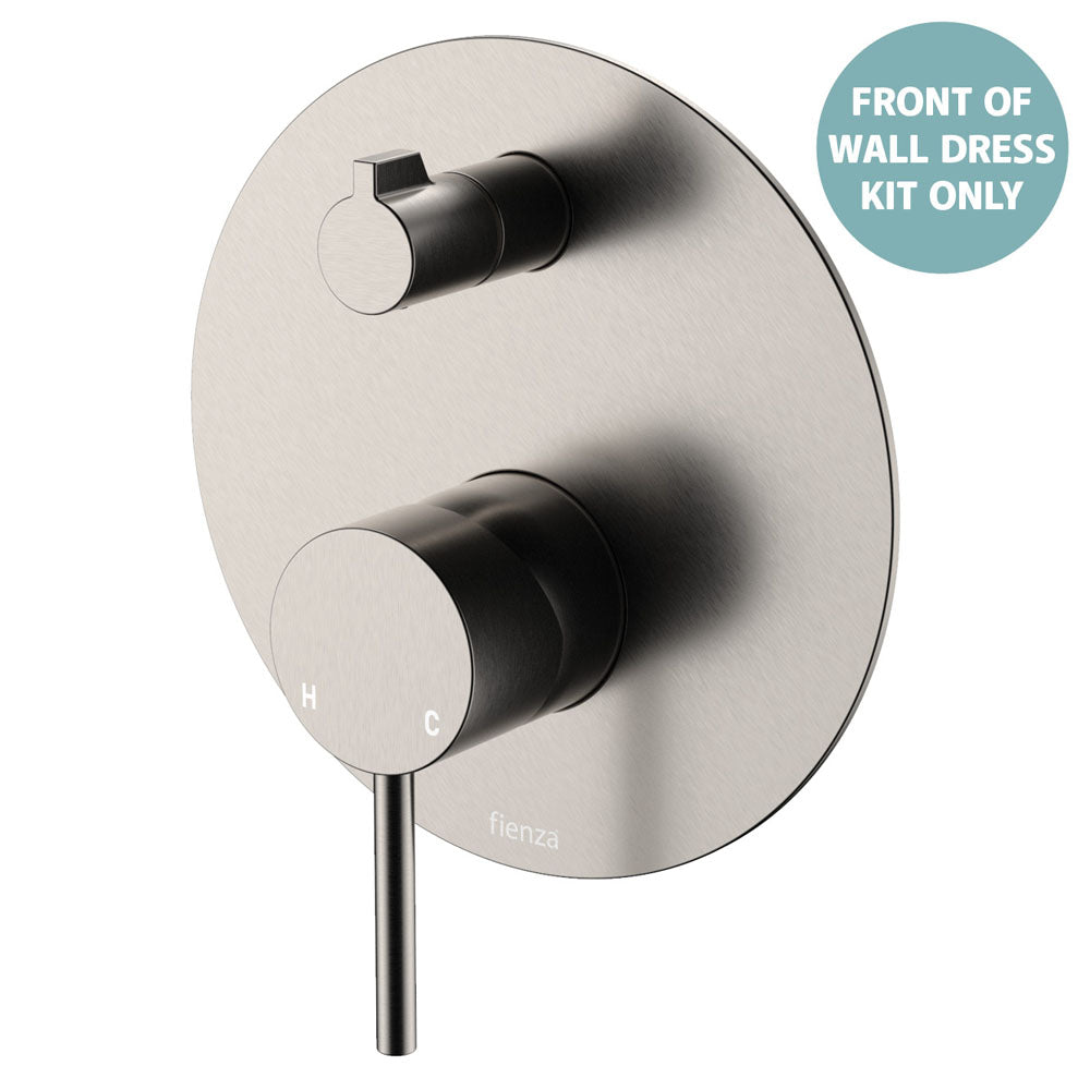 Kaya Wall Diverter Mixer Dress Kit, Large Round Plate