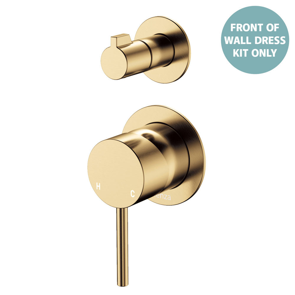 Kaya Wall Diverter Mixer Dress Kit, Small Round Plates