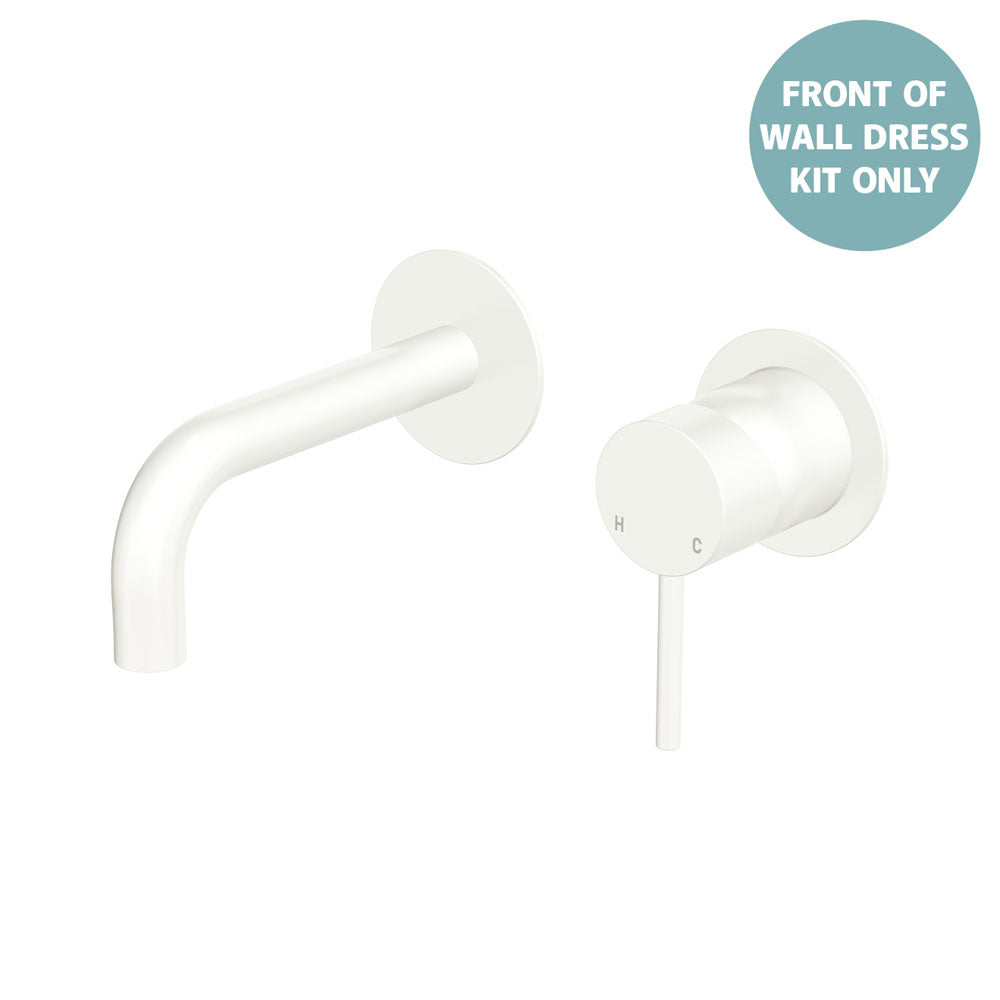 Kaya Basin/Bath Wall Mixer Dress Kit, Round Plates, 130mm Outlet